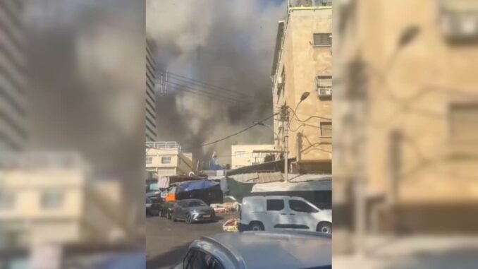 On Camera, Destruction In Tel Aviv After Iran Fires Missiles