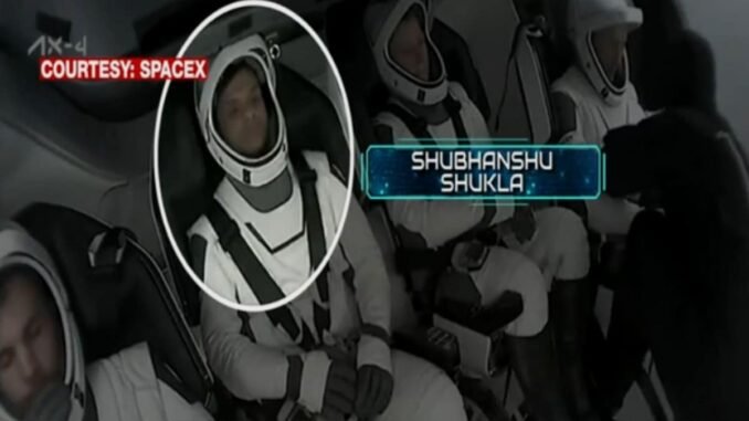 First Pic Of Astronaut Shubhanshu Shukhla Seated Inside Dragon Spacecraft