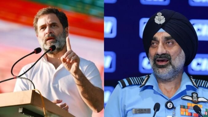 BJP Shreds Rahul Gandhi After Air Force Chief's "Full Freedom" Remark