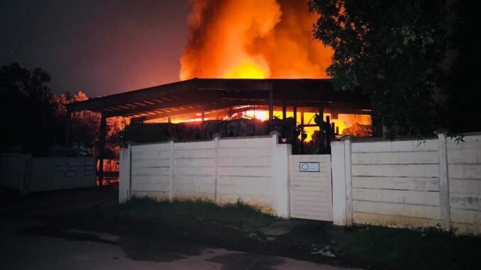 Toxic blaze triggers night-long explosions at cold storage facility in Sangareddy