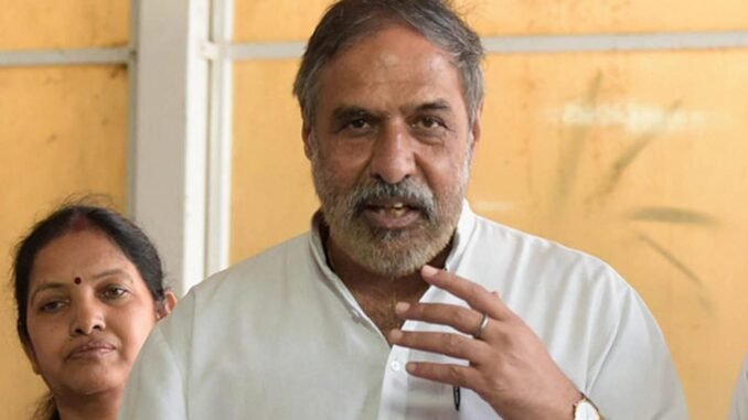 Anand Sharma Resigns As Chairman Of Congress' Foreign Affairs Department